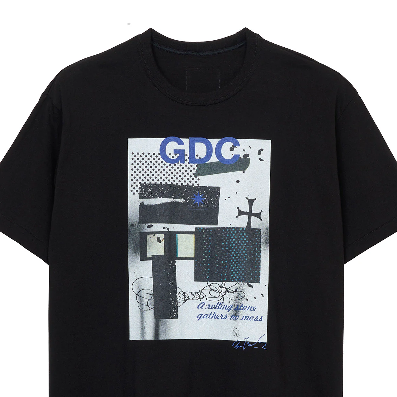 S’YTE × GDC Collaborate Collection- COLLAGE ART GRAPHIC T-SHIRT -fluctuatingly 02- - Image 4