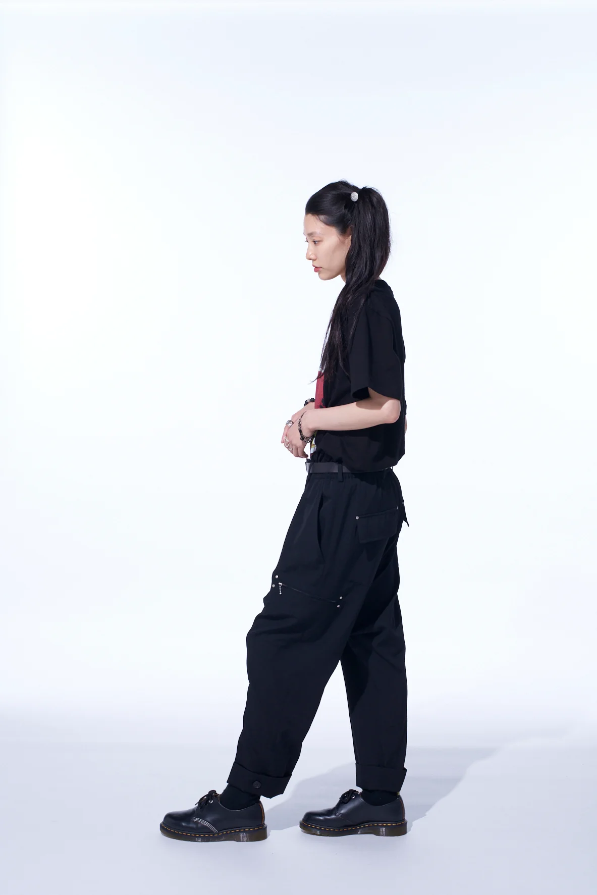 S’YTE × GDC Collaborate Collection- COLLAGE ART GRAPHIC T-SHIRT -fluctuatingly 03- - Image 9