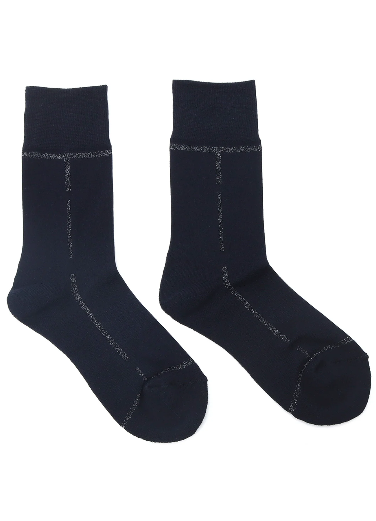 Y's × CHICSTOCKS LINE GLITTER SOCKS - Image 3