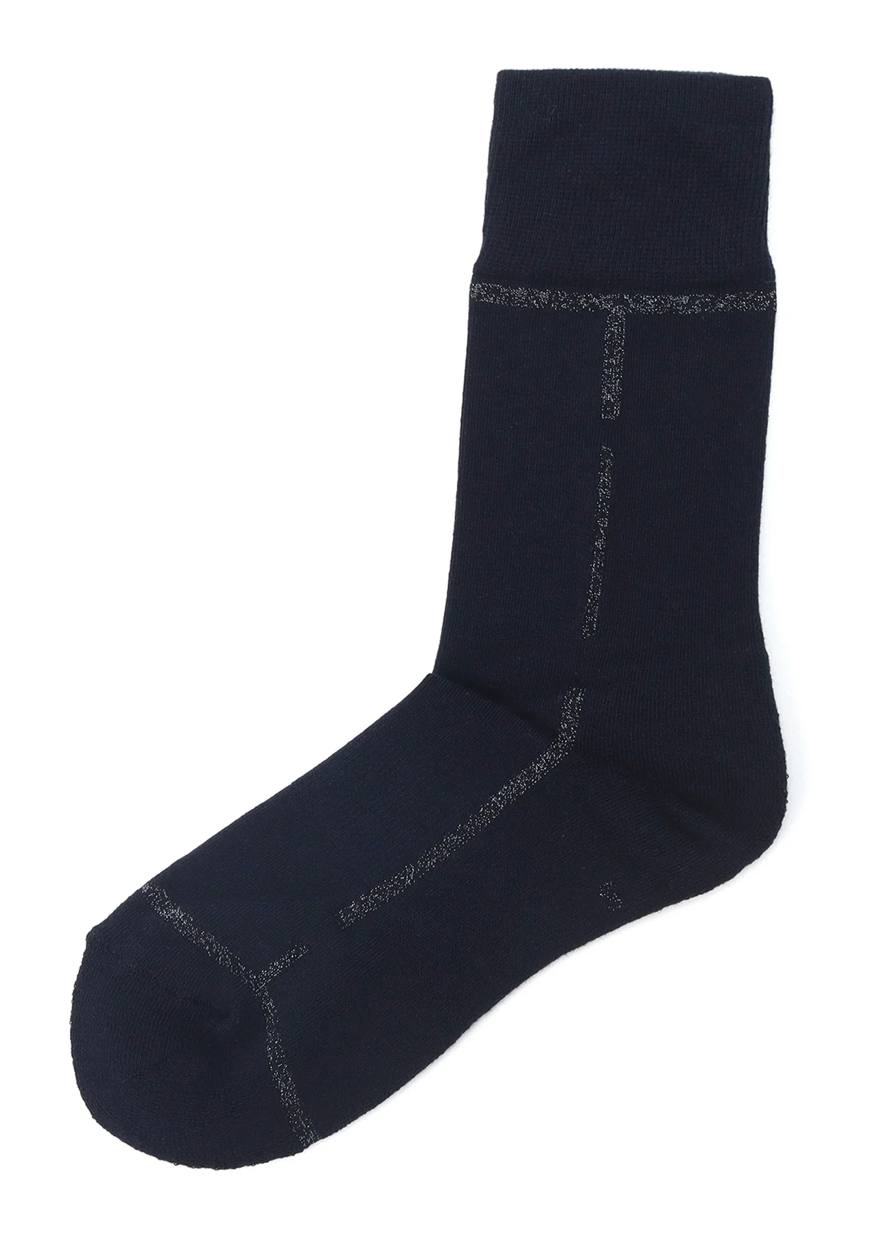 Y's × CHICSTOCKS LINE GLITTER SOCKS - Image 4