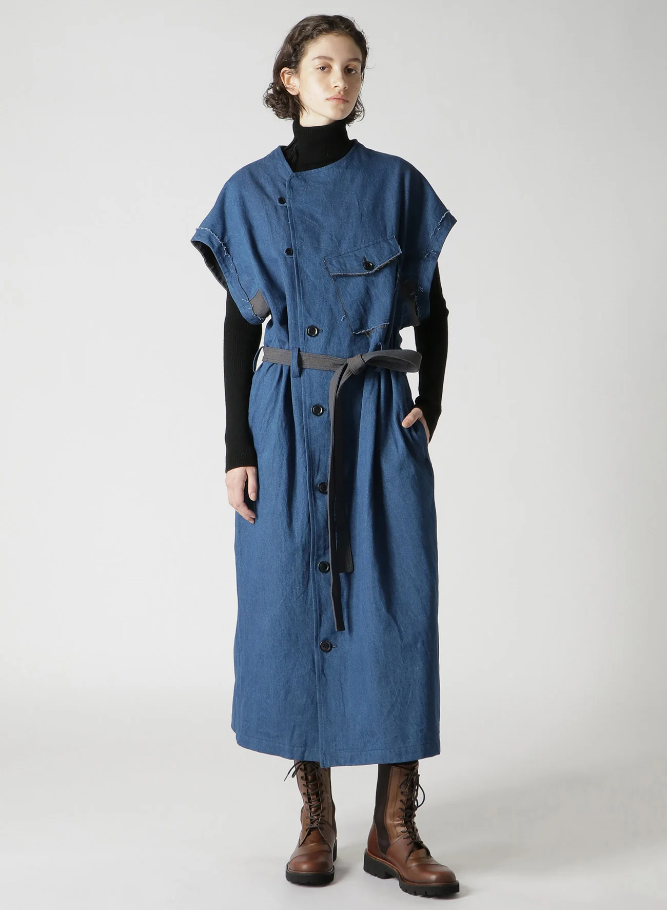 10oz DENIM SURGICAL GOWN DRESS - Image 10