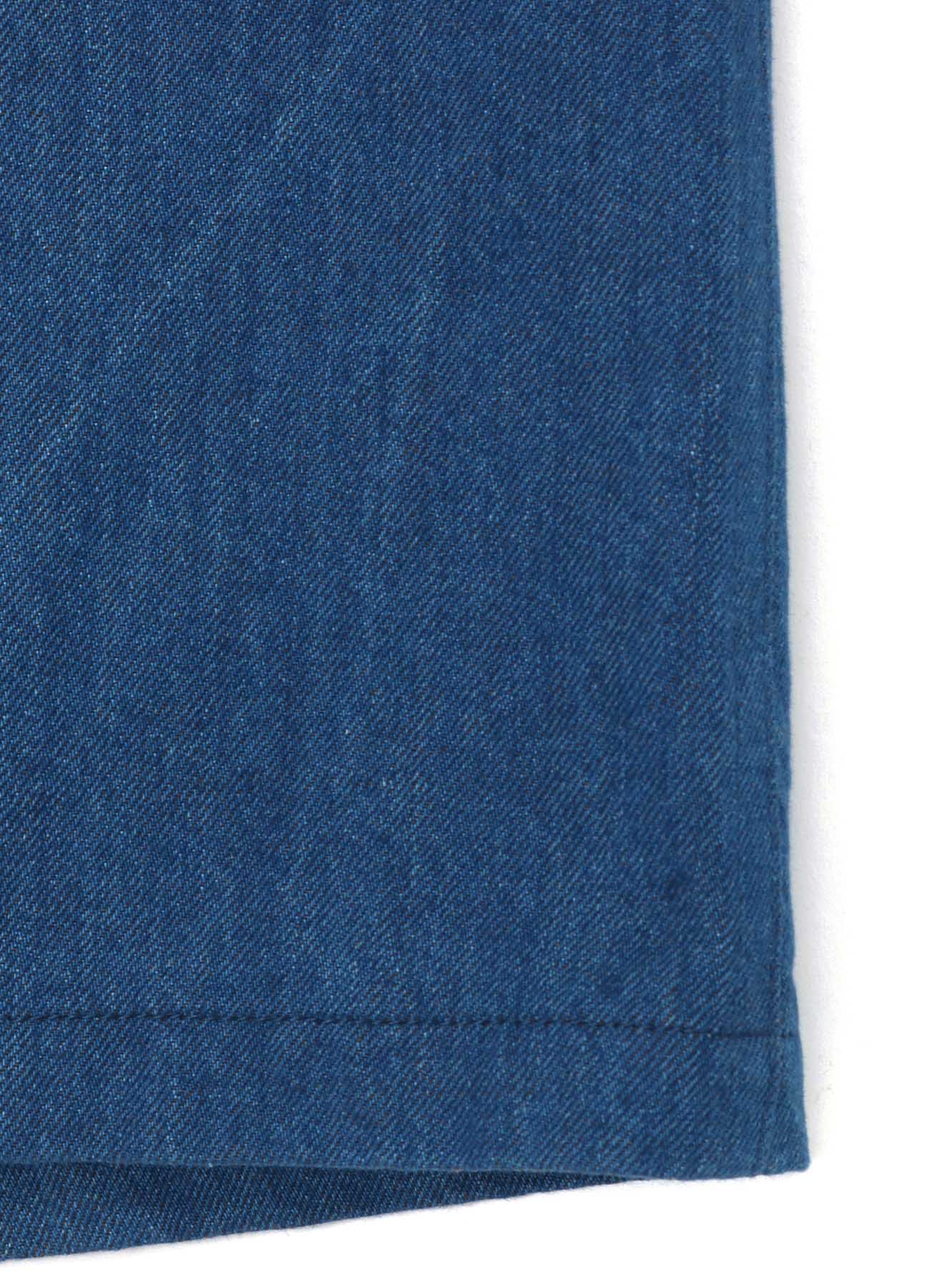 10oz DENIM PANELLED WRAP SKIRT - Image 5