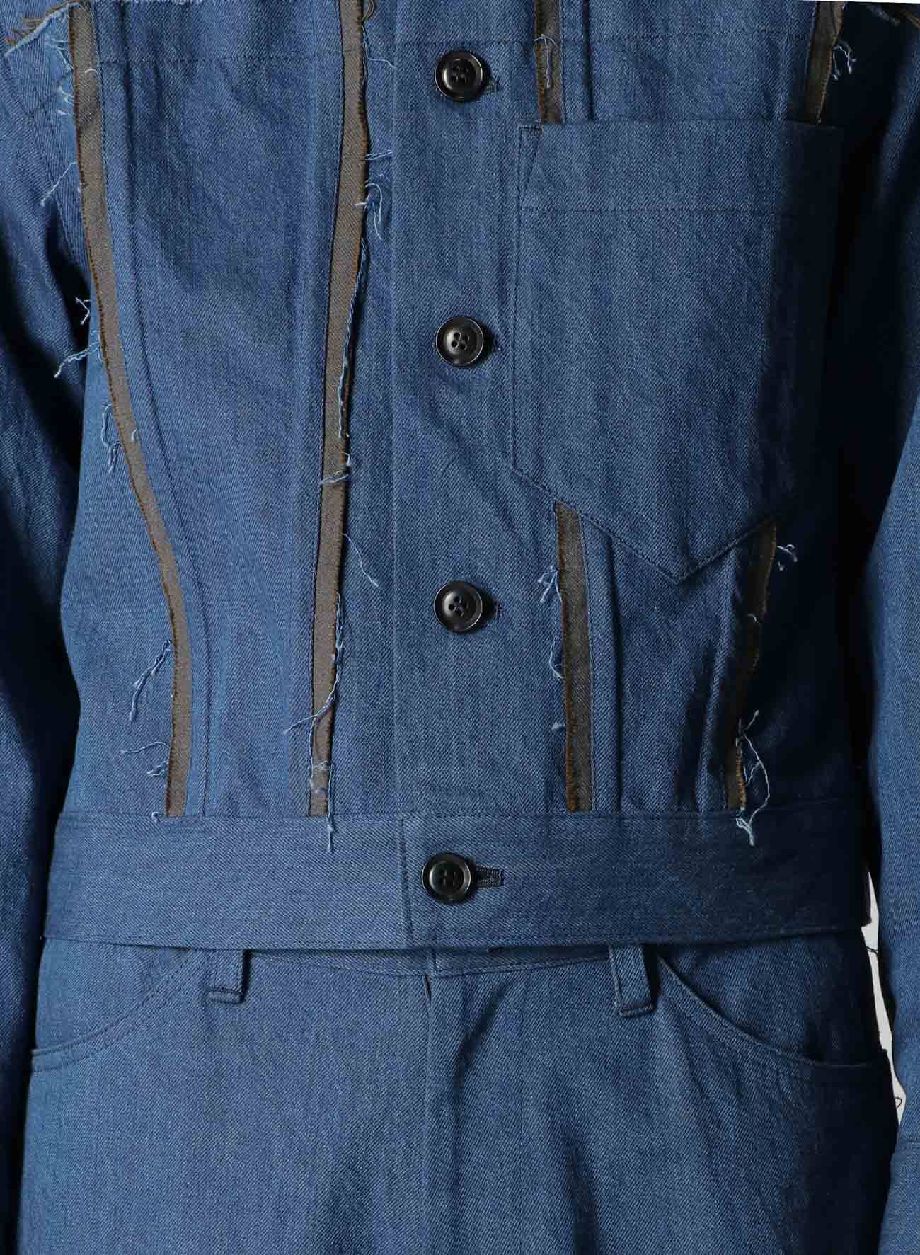 10oz DENIM PANELLED JACKET - Image 10