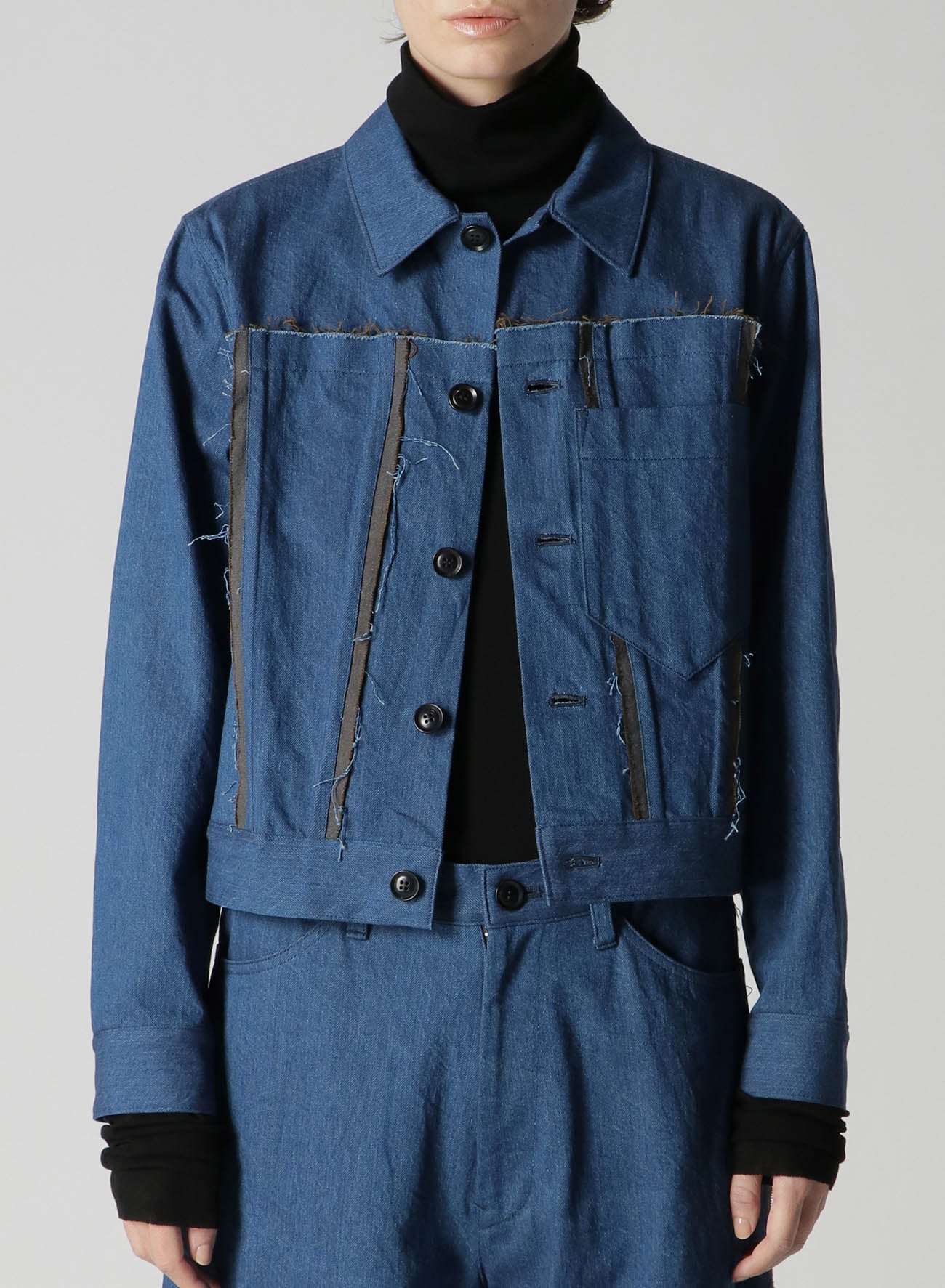 10oz DENIM PANELLED JACKET - Image 11