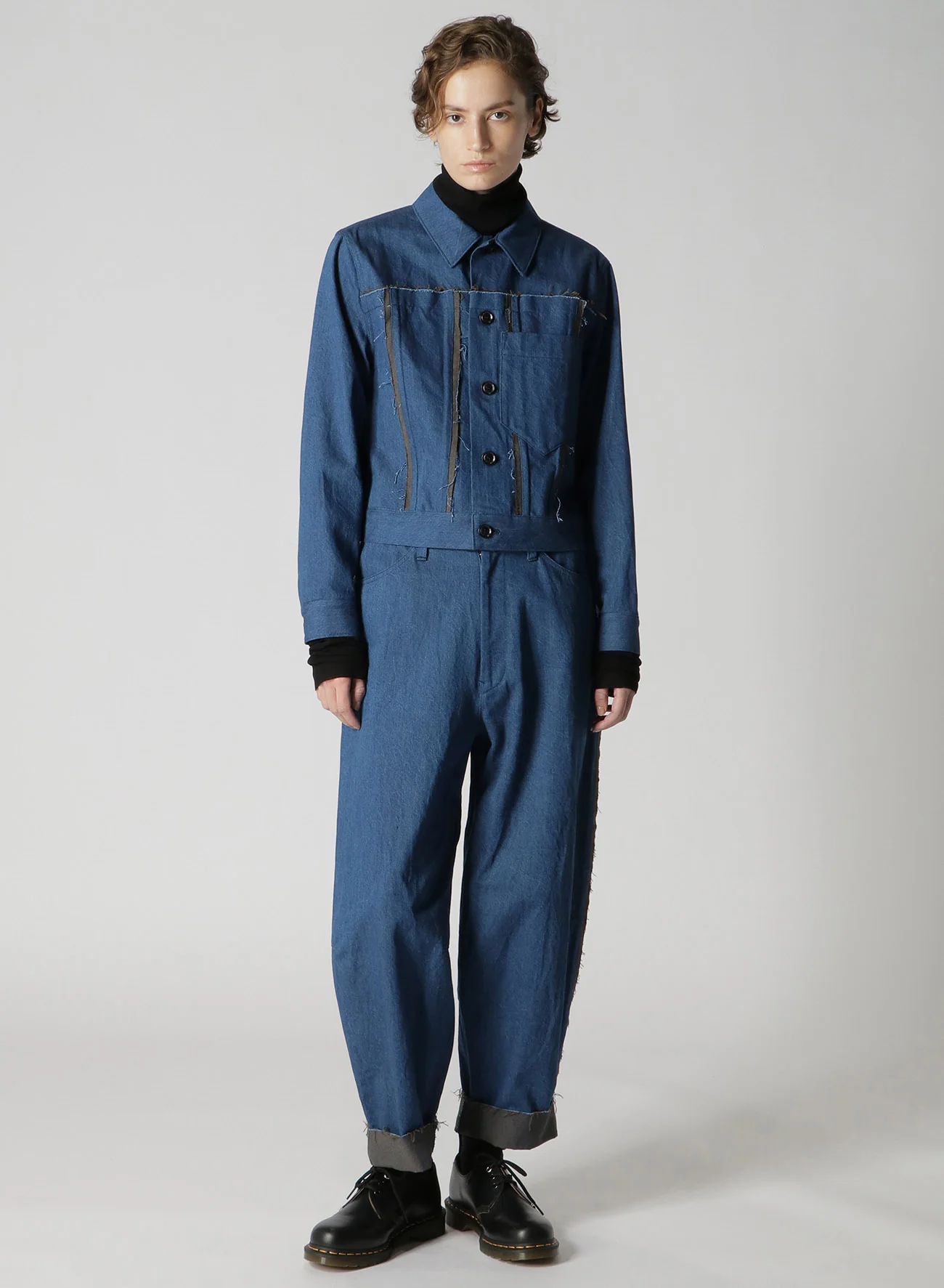 10oz DENIM PANELLED JACKET - Image 12