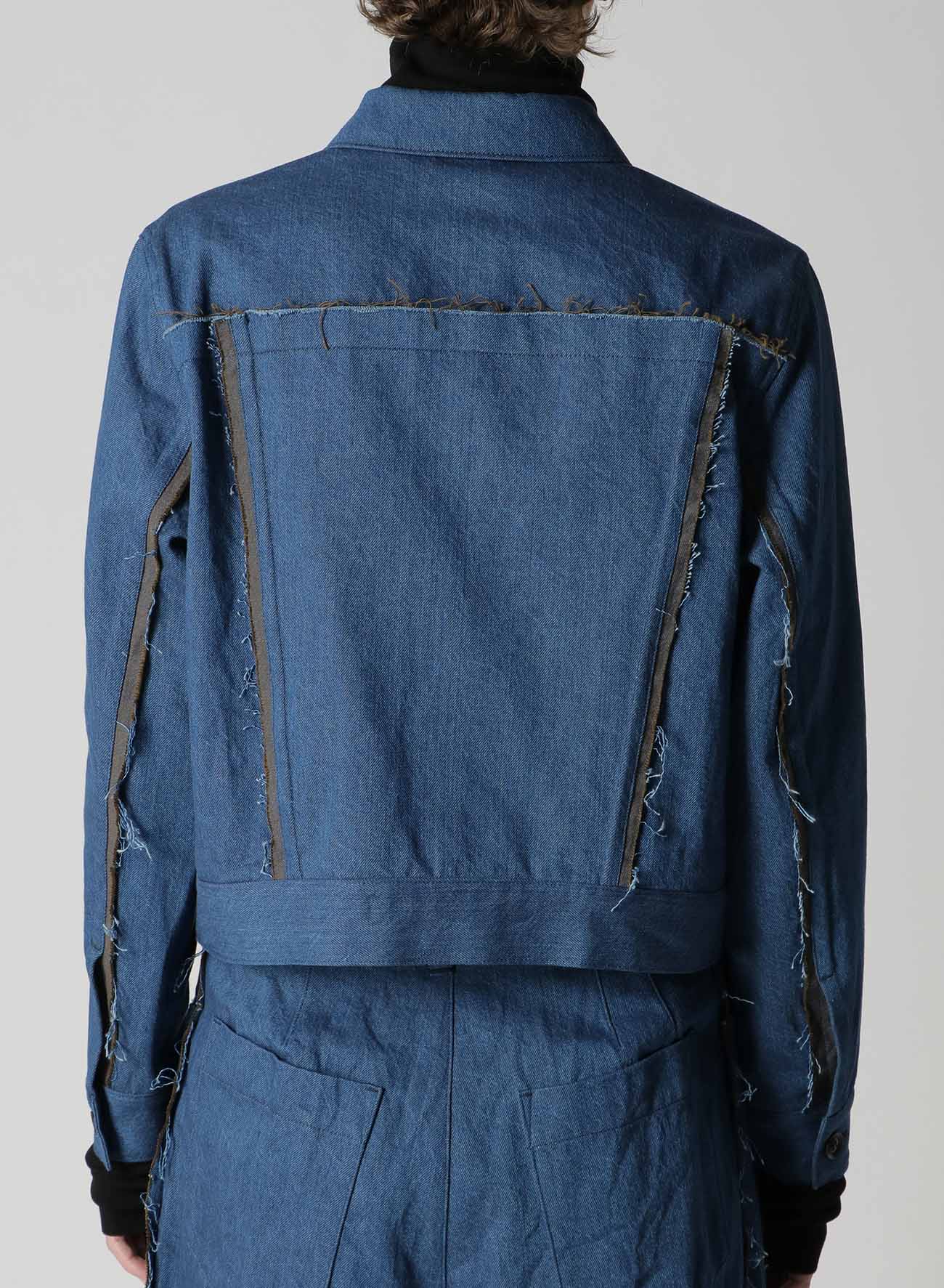 10oz DENIM PANELLED JACKET - Image 6