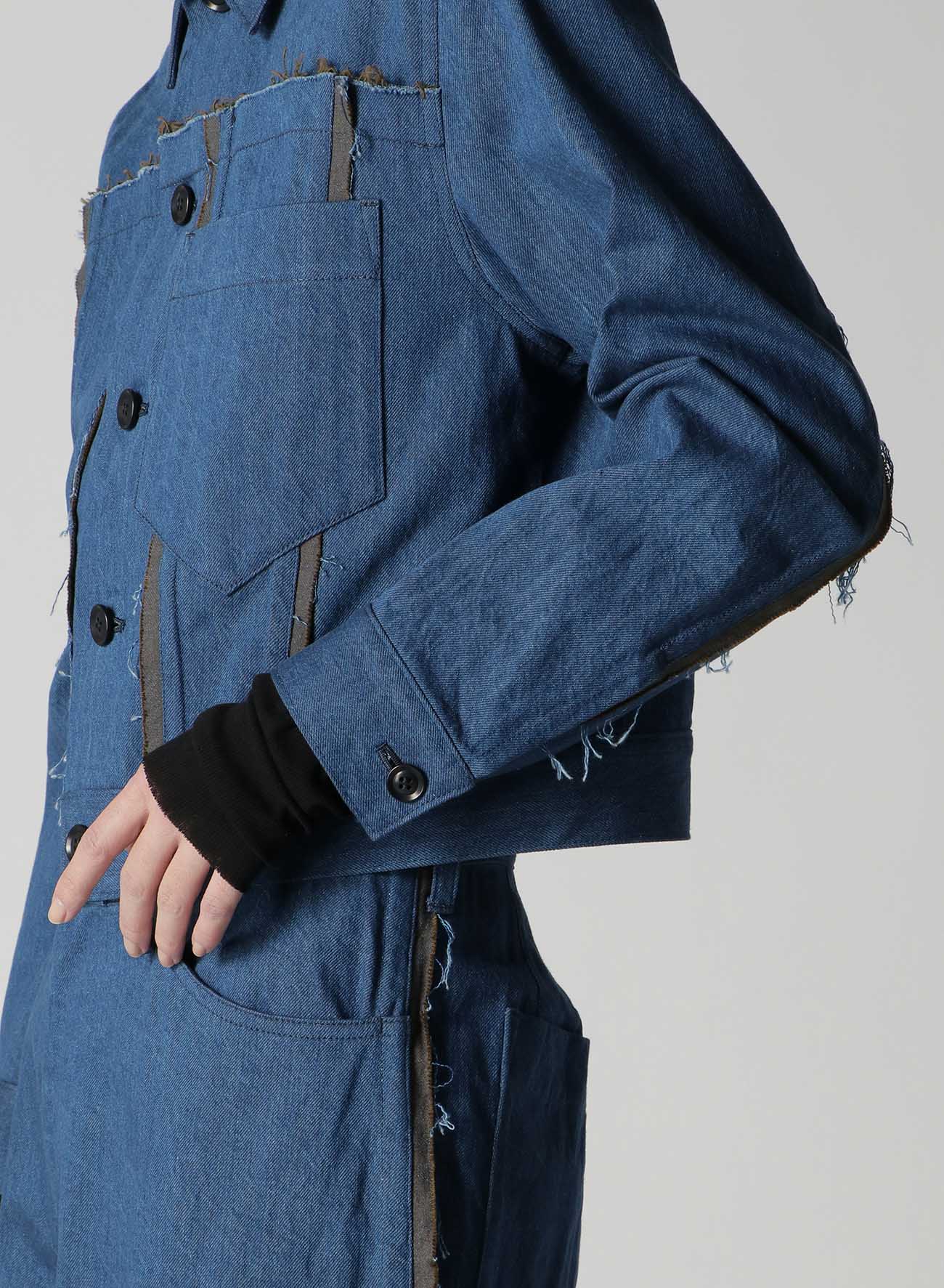 10oz DENIM PANELLED JACKET - Image 9